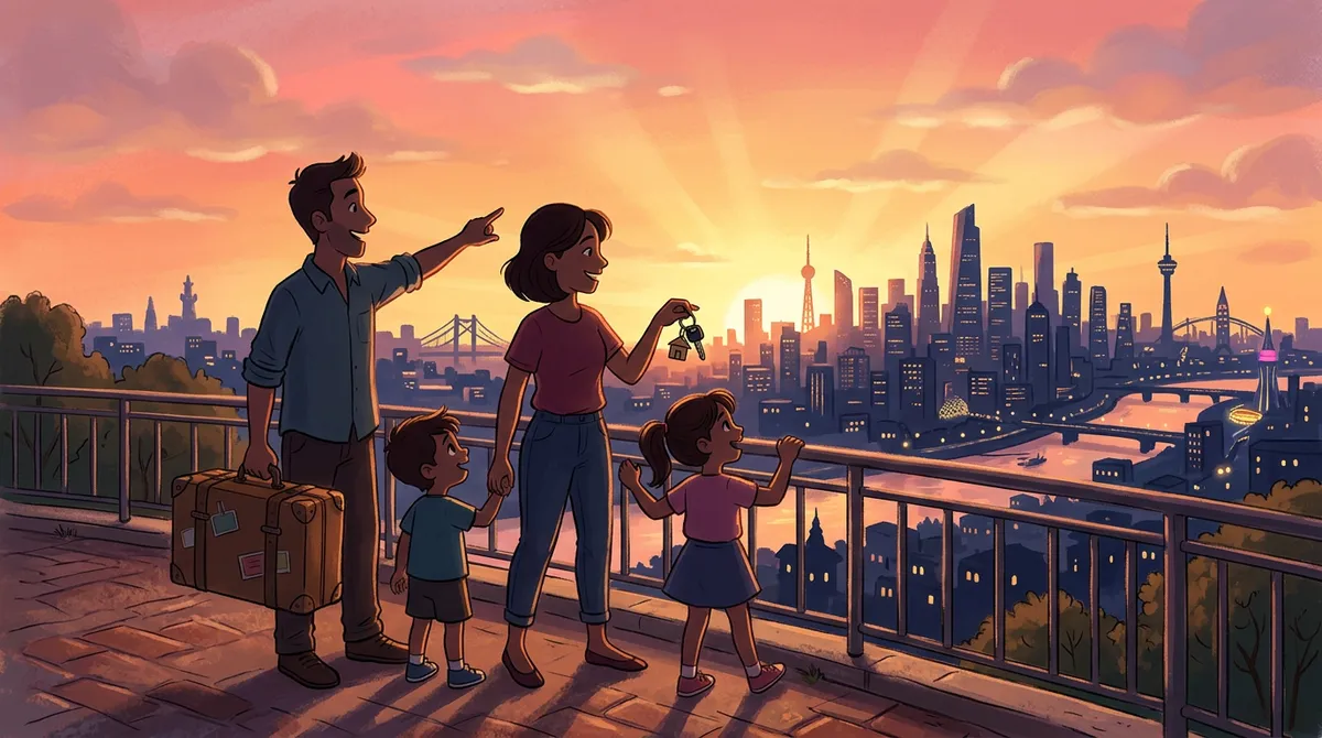 Ilustracja do artykułu o adaptacji po przeprowadzce